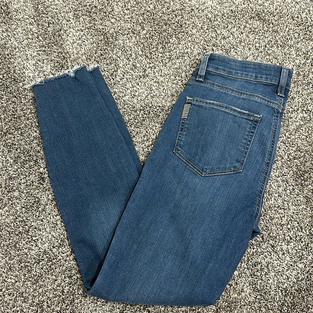 Paige Haxton Ankle Raw Hem Jeans
